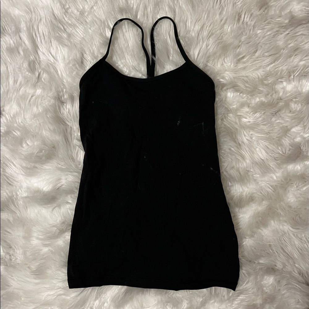Black size 6 lululemon tank
